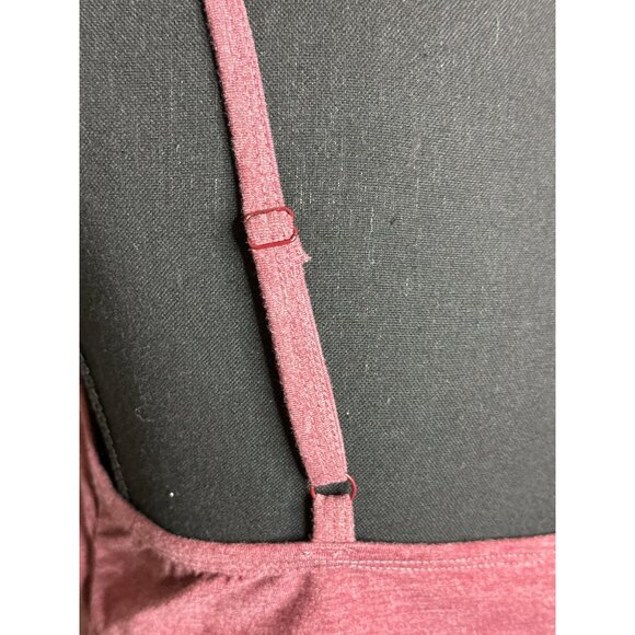 Volcom Skater Mini Dress Mauve Women's Small Spaghetti Strap Adjustable - Picture 4 of 10
